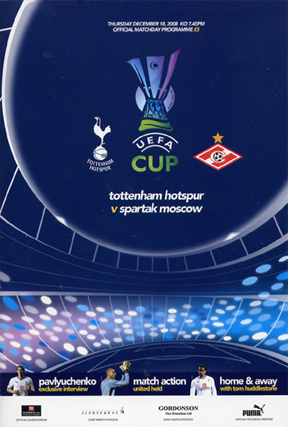 Match programme